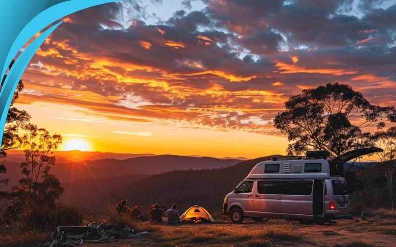 SUV packed for a budget-friendly road trip through the Australian Outback, self-drive, May 2024, Australia