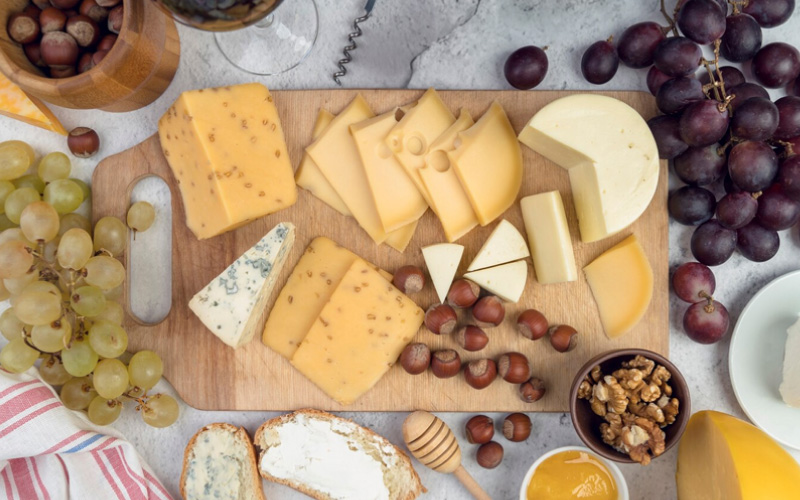 food/cheese and cold cuts and wine spread, Australian food trip, January 2024, Australia