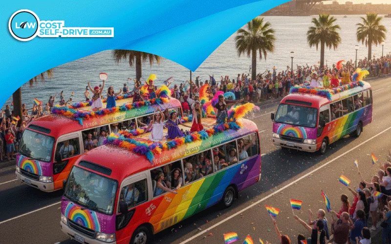 Self-Drive Group Transport for Sydney Gay & Lesbian Mardi Gras